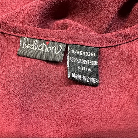 Women’s Sheer Chiffon Top M - Picture 4 of 4